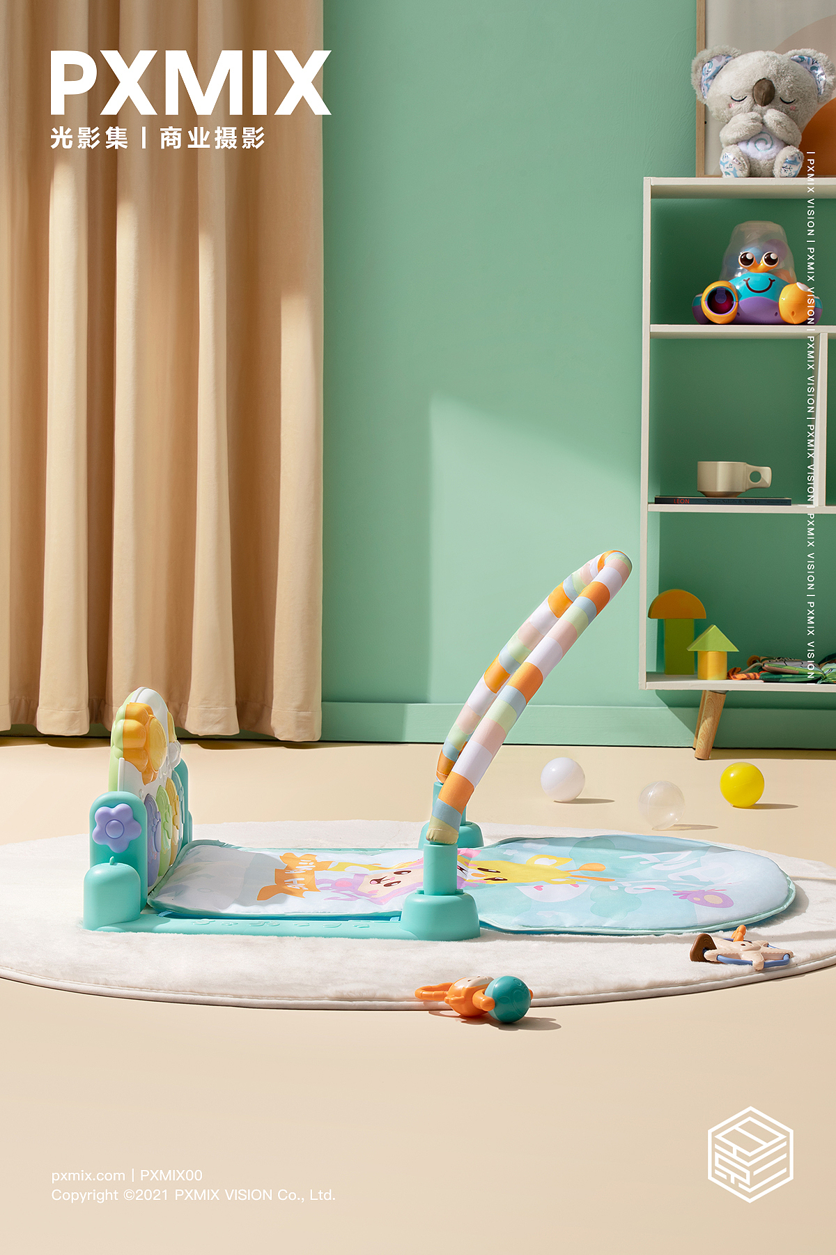 母婴产品摄影丨澳贝 扭扭车 健身架 auby × PXMIX（图ZMjkxOTg4ODA0） - 产品摄影 - 站酷设计师光影集原创素材 - 站酷ZCOOL