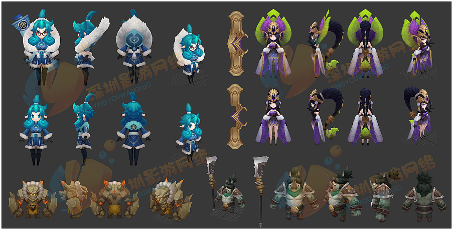 3D角色（图ZNDgxMDU5NTI=） - 其他 - 站酷设计师Hongxiuyan原创素材 - 站酷ZCOOL