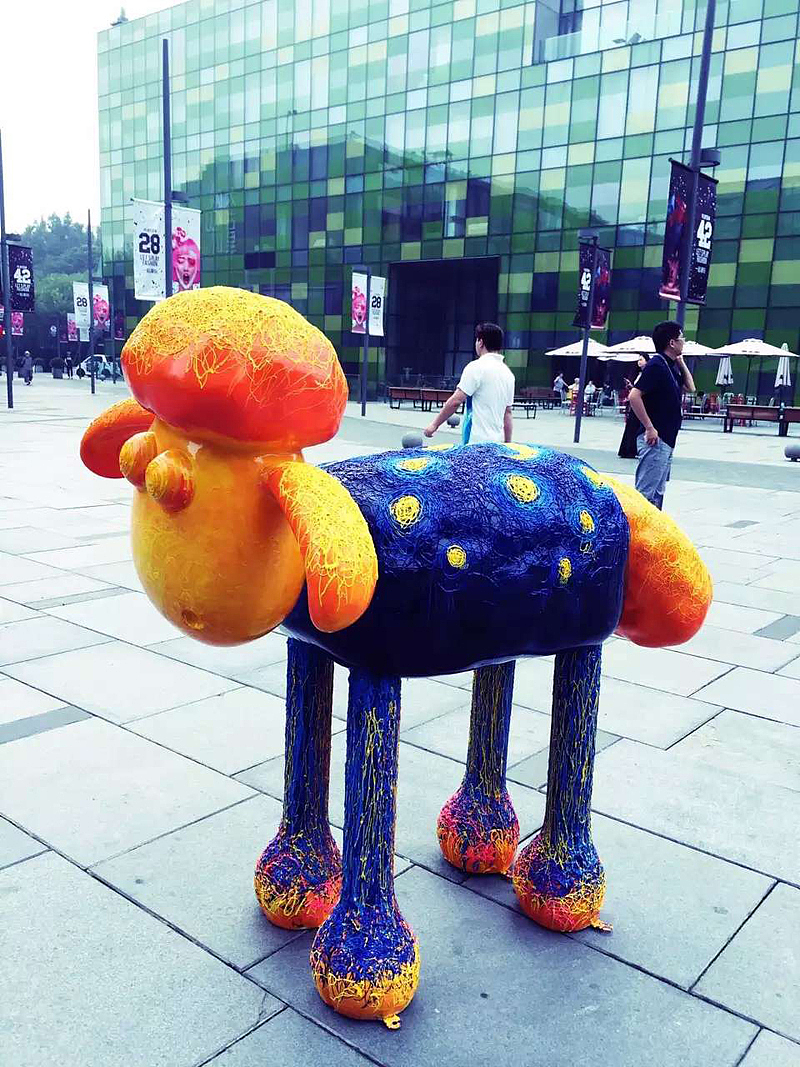 2015小羊肖恩艺术羊雕塑跨界设计（图ZNjE5NDA0ODA=） - 商业插画 - 站酷设计师feii原创素材 - 站酷ZCOOL