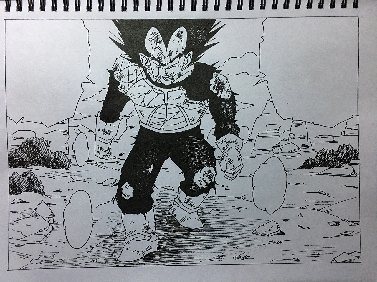 手绘漫画分镜1贝吉塔