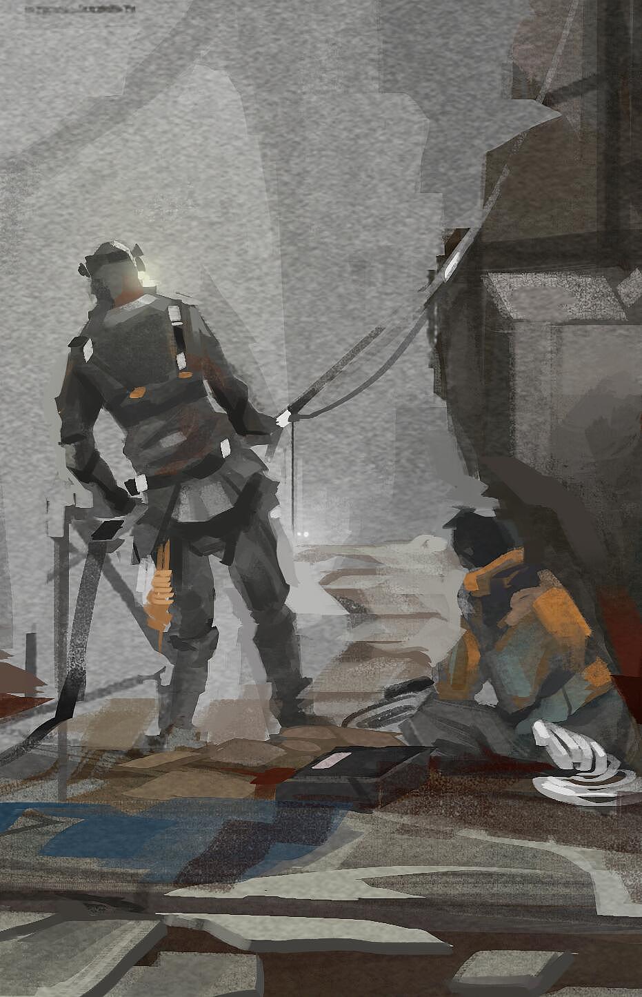 《发现》 赵震北原画