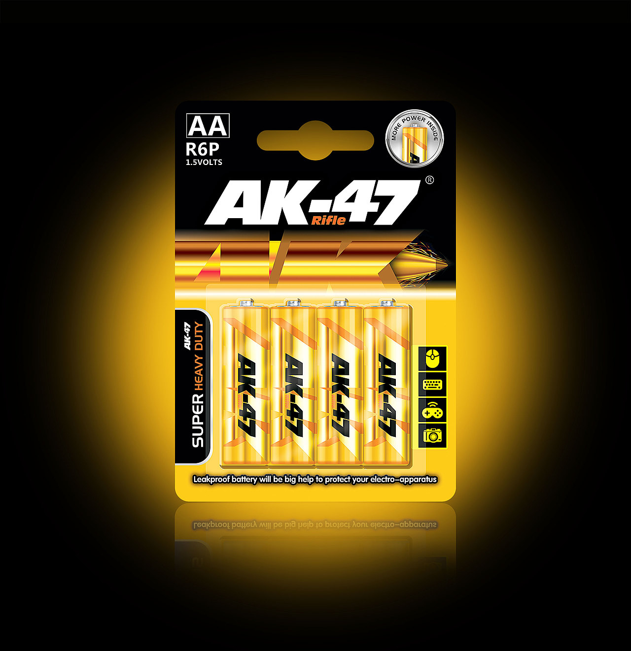 【加的尼亞案例】AK-47 丨干電池包裝設計（圖ZODY1MDg0MDg=） - 包裝 - 站酷設計師丨77原創(chuàng)素材 - 站酷ZCOOL