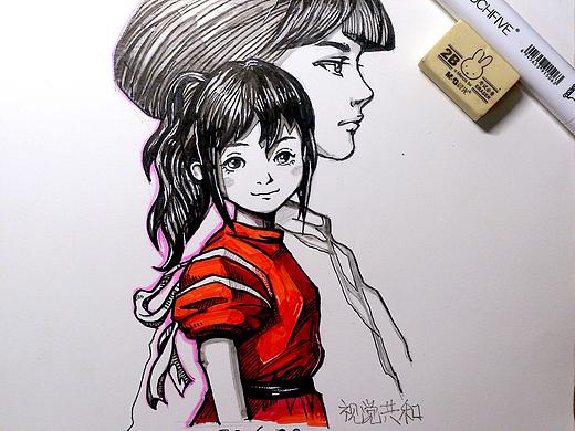 再现千与千寻绘画过程视频（个人主页-ZNDU5NTQwNjQ=） - 单幅漫画 - 站酷设计师椋良原创素材 - 站酷ZCOOL