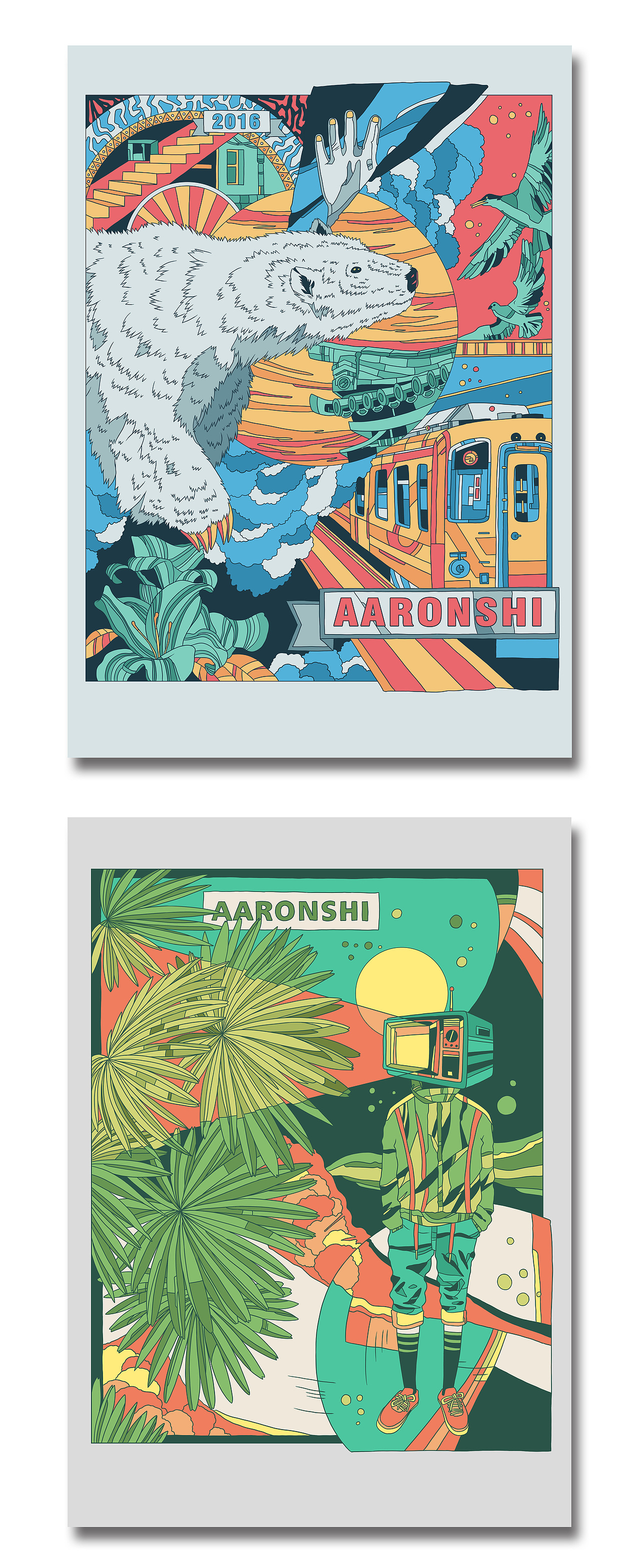 致自己 | 2016年个人作品合辑（图ZNjgwMTc4MDg=） - 新锐潮流插画 - 站酷设计师CHOCO__原创素材 - 站酷ZCOOL