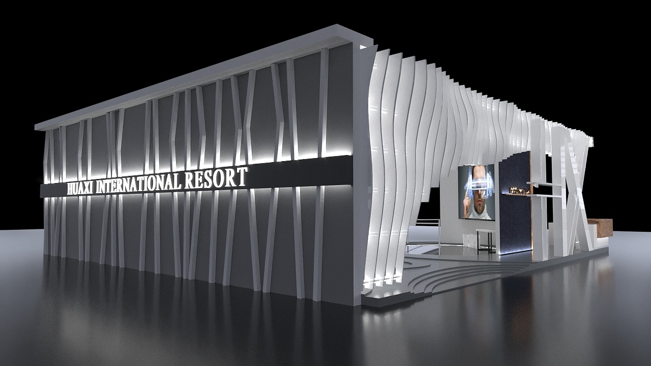 房交会,花溪26度,展厅主要围绕1700亩水岸原乡 隽美水岸生活蓝图"主题