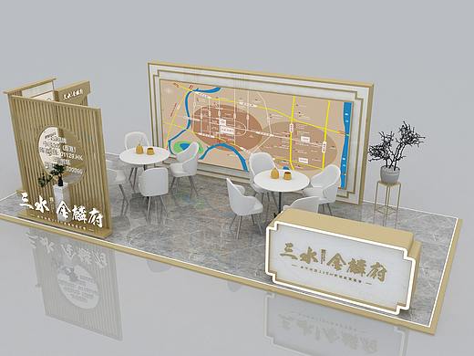 商场房地产展位展点展台 三水金麟府 附带现场图