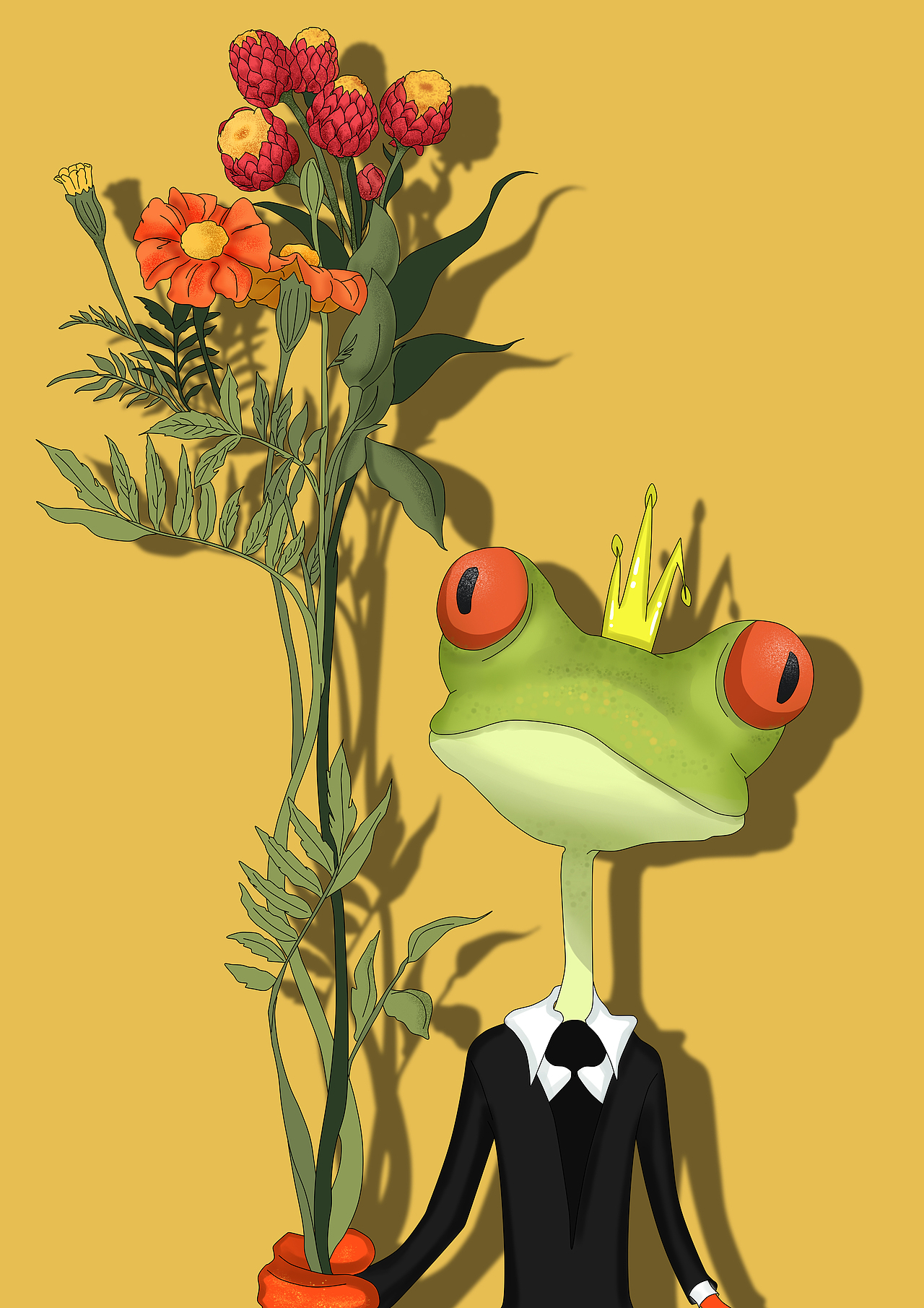 青蛙90王子|插画|创作习作|胡三_原创作品-站酷zcool