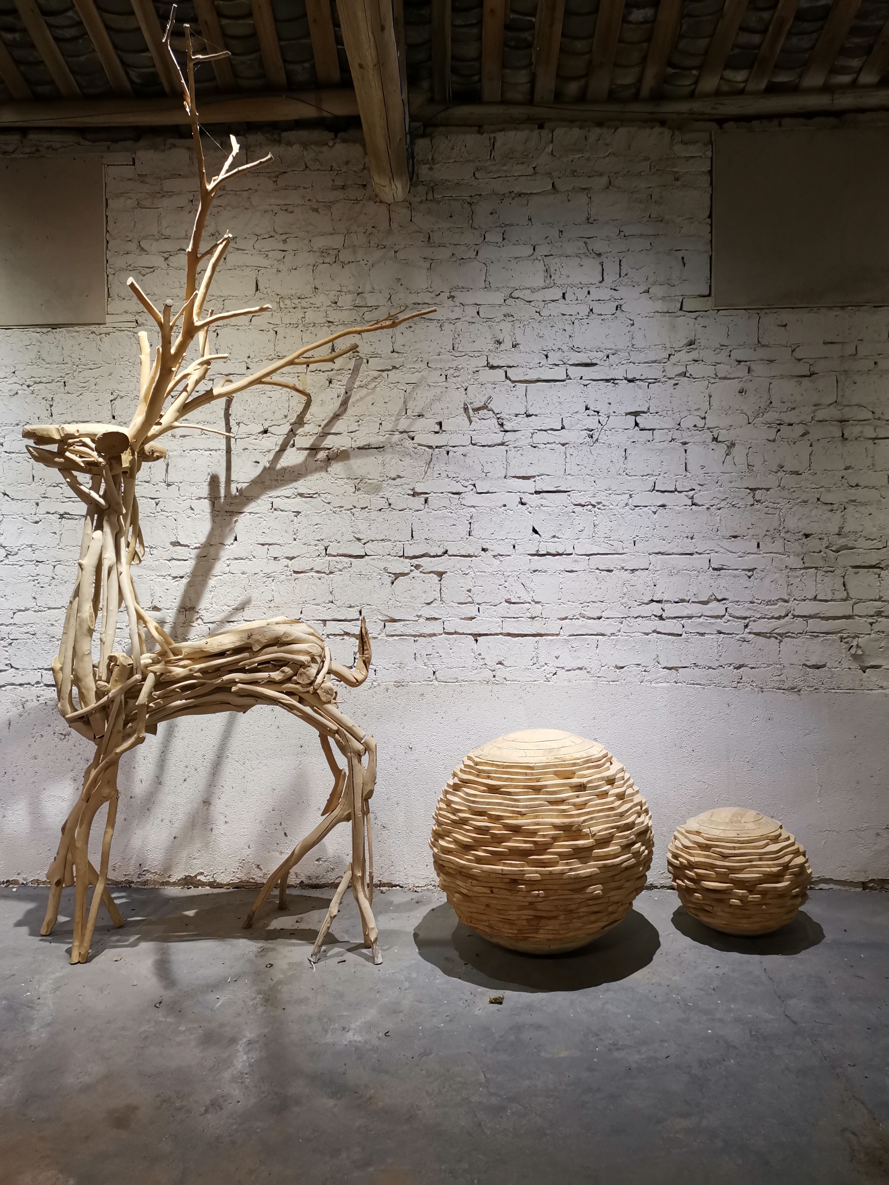 空间艺术装置木艺术|手工艺|工艺品设计|桂林鼎一木艺 - 原创作品