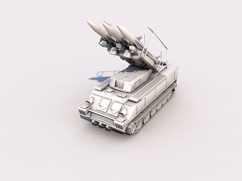 SA-6地对空导弹建模（图ZNjkzMjg2MTI=） - 机械/交通 - 站酷设计师老盼有梦想原创素材 - 站酷ZCOOL