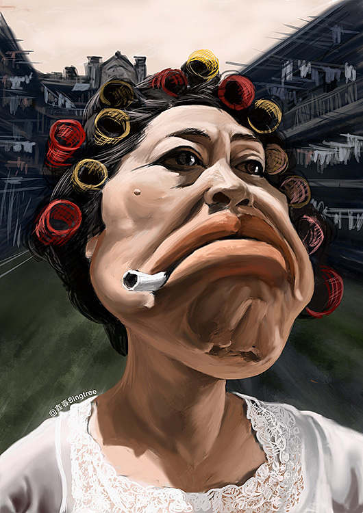 包租婆:"good 你妈个头啊!你今天要是再不交租的话,我就烧了你的铺子.