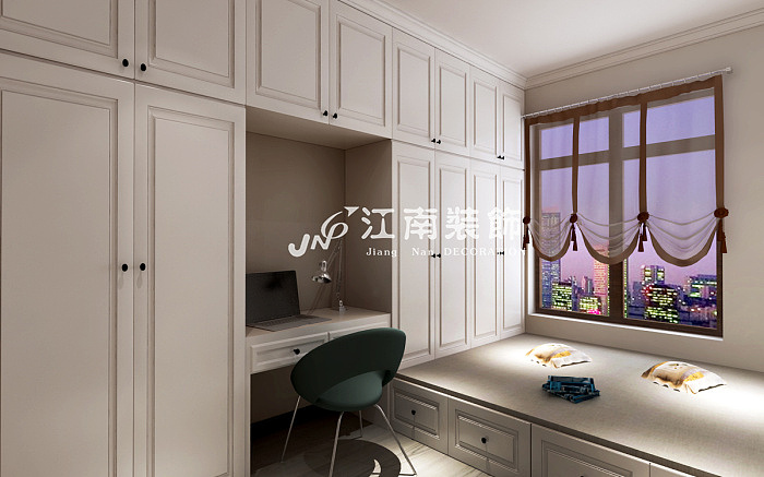 哈尔滨江南装饰公司福顺尚景新中式风格装修效果图