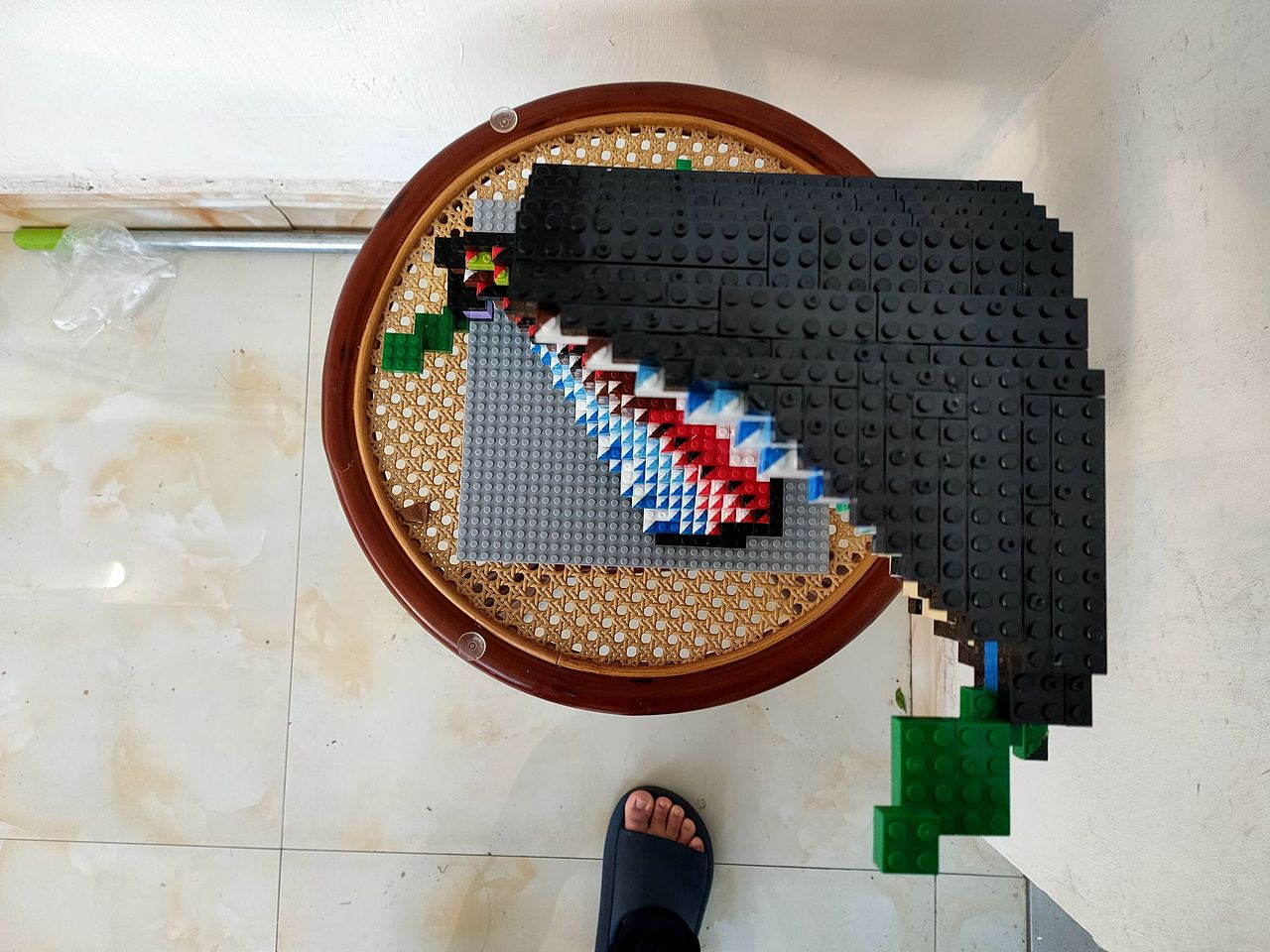 乐高moc埃舍尔手画手