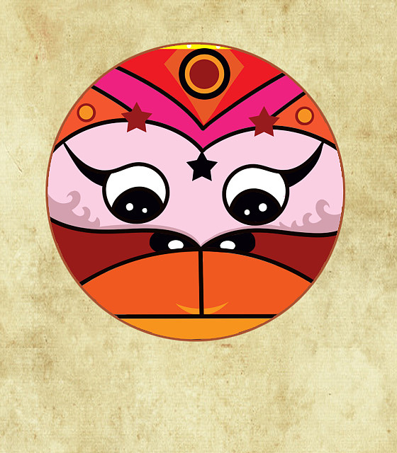 野性灵趣猴乘凉,上串下跳个个忙。
深山采饥食野果,攀援嬉戏自其乐。