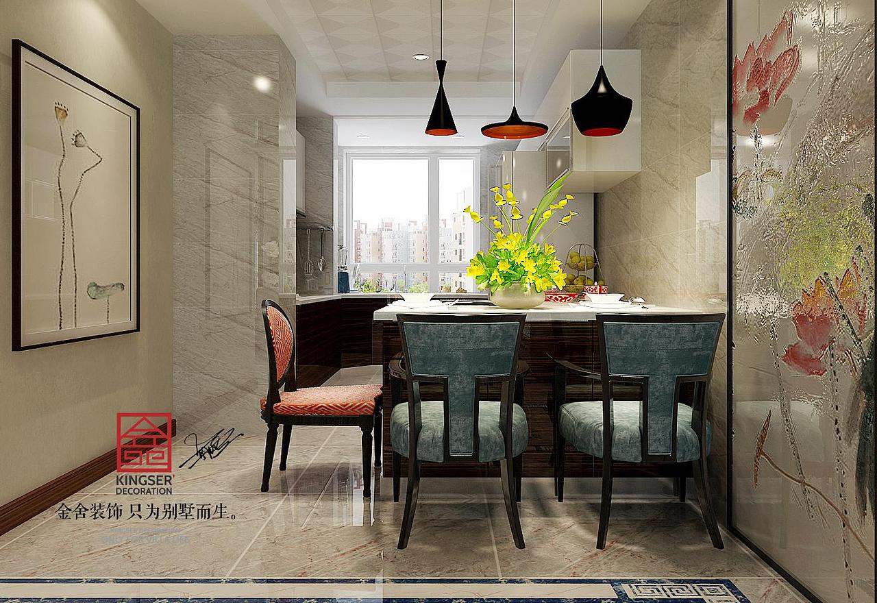 【金舍装饰】林荫大院装修141平简约时尚