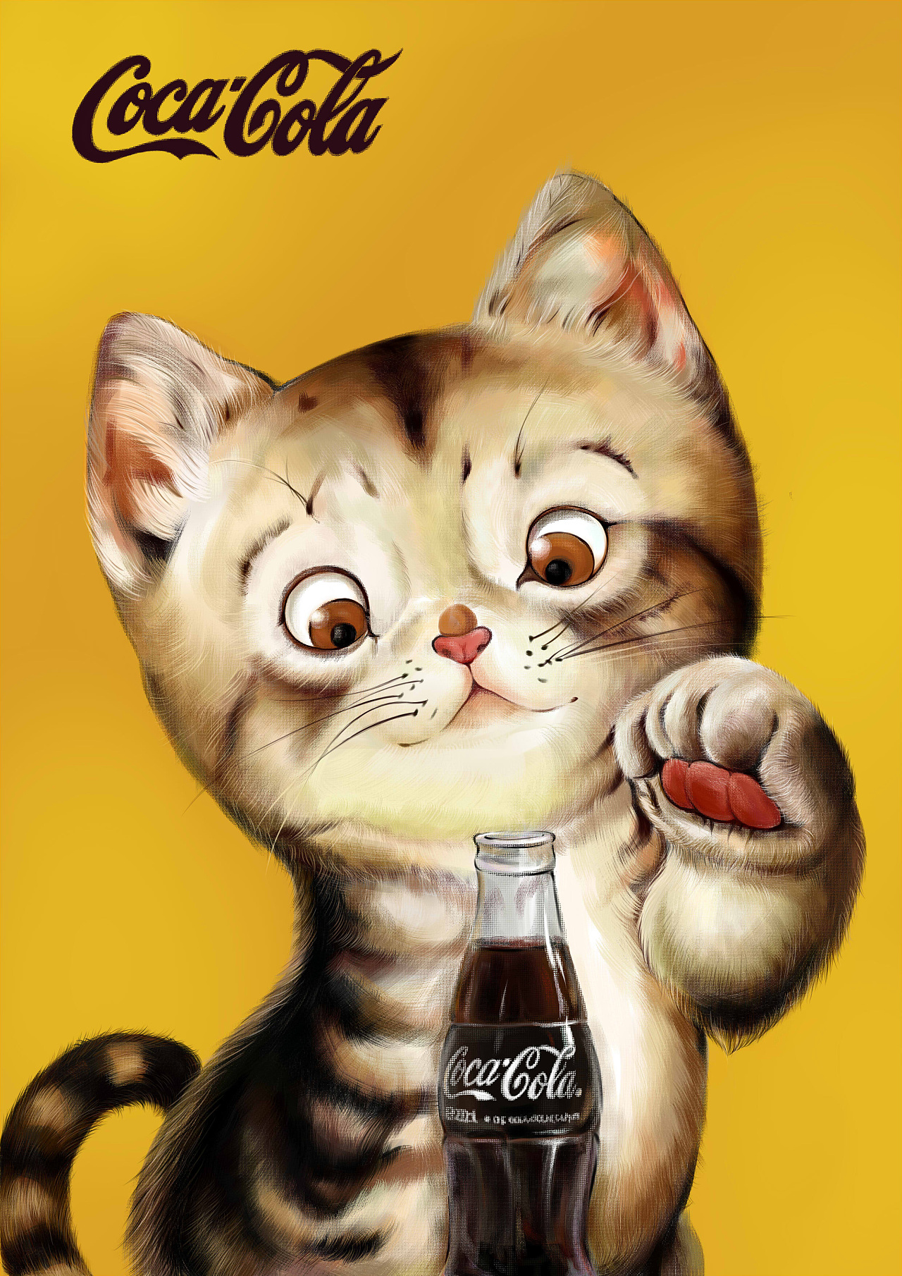 可口可乐系列插画