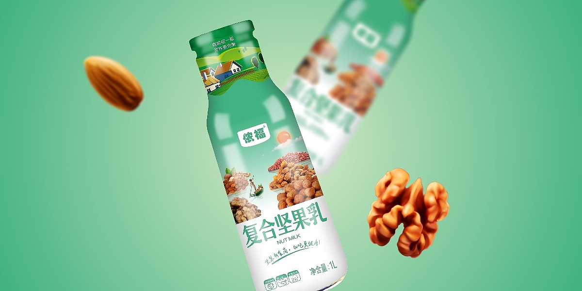 椰子汁包装设计 银杏核桃乳包装设计 银杏沙棘汁包装设计 复合坚果乳包装设计 植物蛋白饮料包装设计 网红饮品包装设计 郑州突破包装设计 突破包装设计 突破饮料包装设计