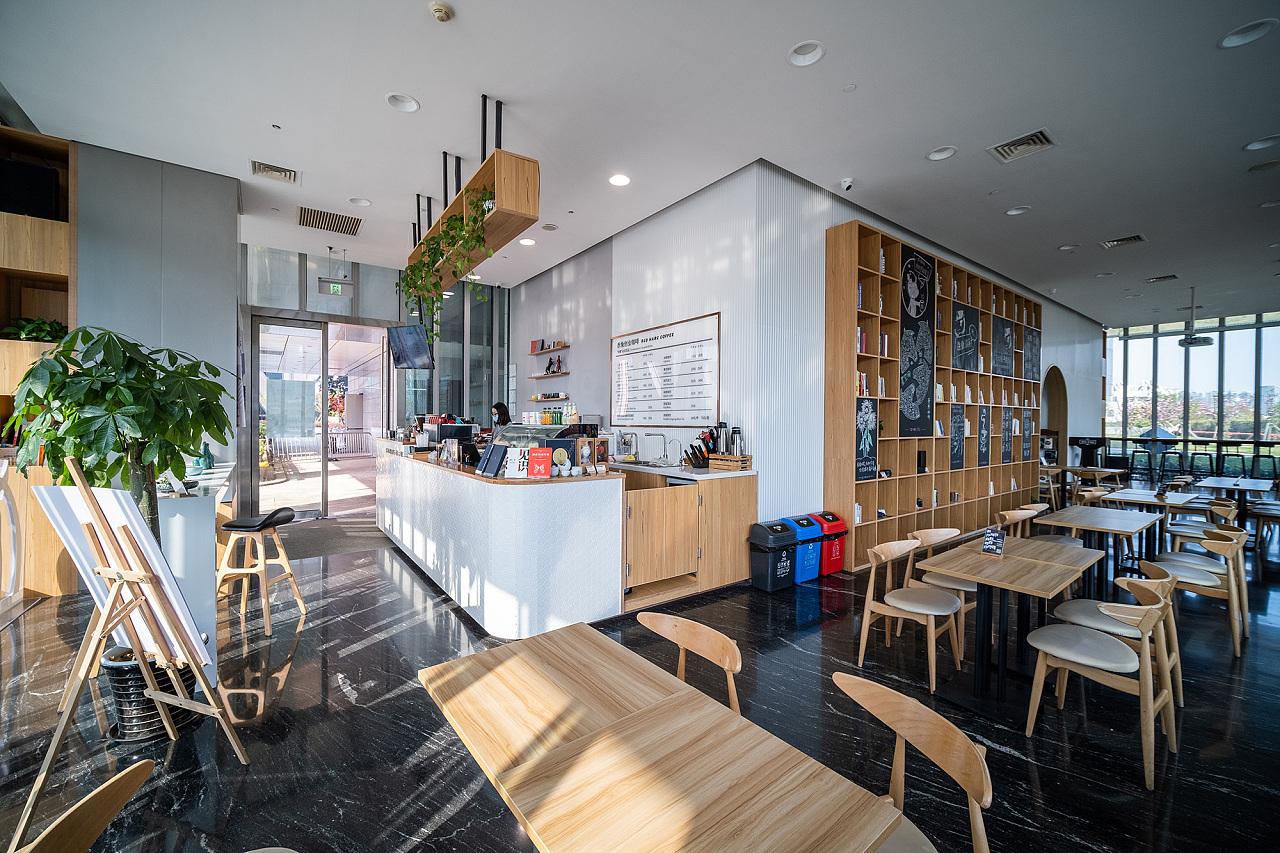 上海| 一起拍北外滩实景拍摄基地:商务风咖啡厅|空间|家装设计|z269