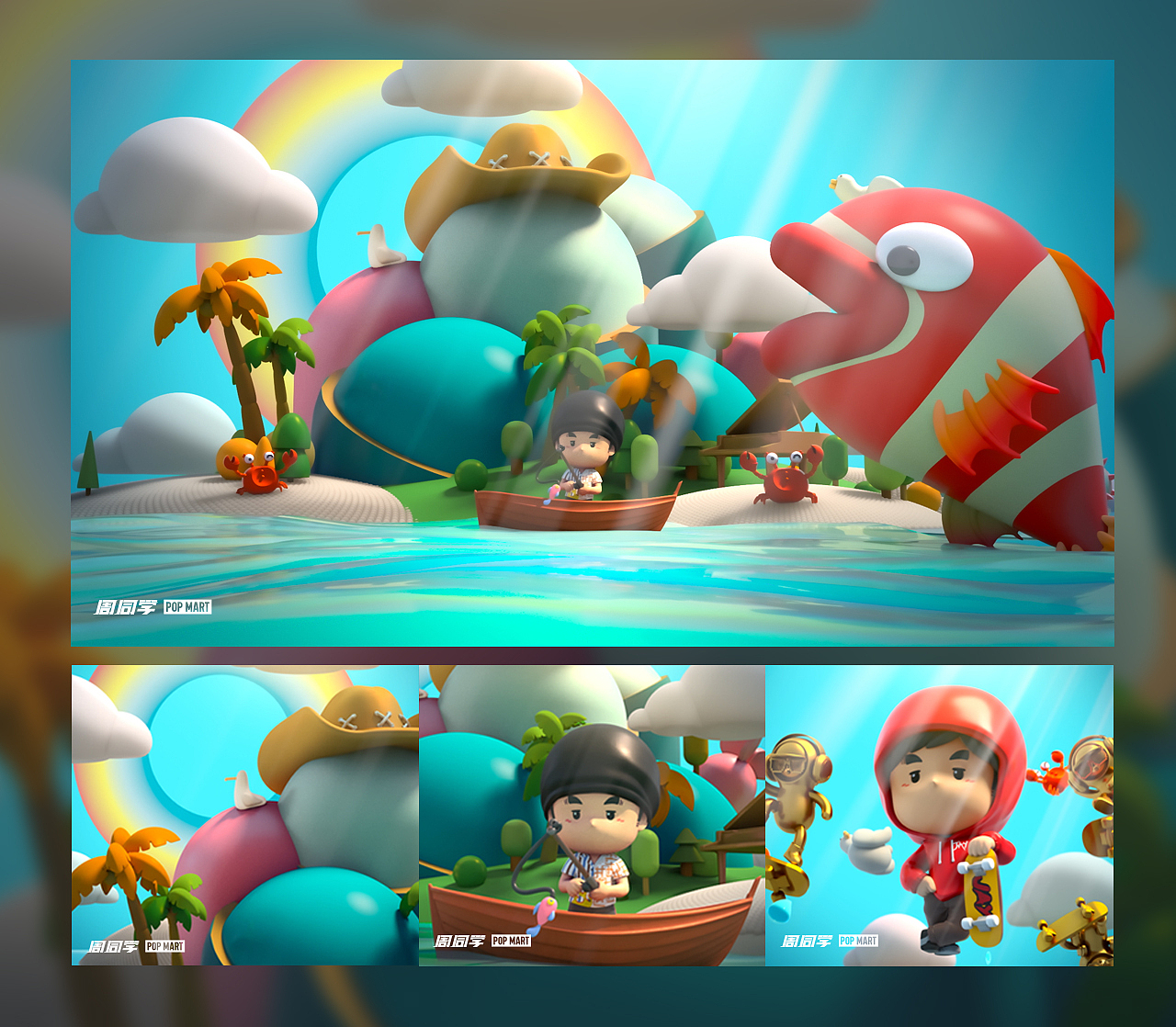 周杰伦 X POP MART 惊喜联动,MODOLI打造创意短片