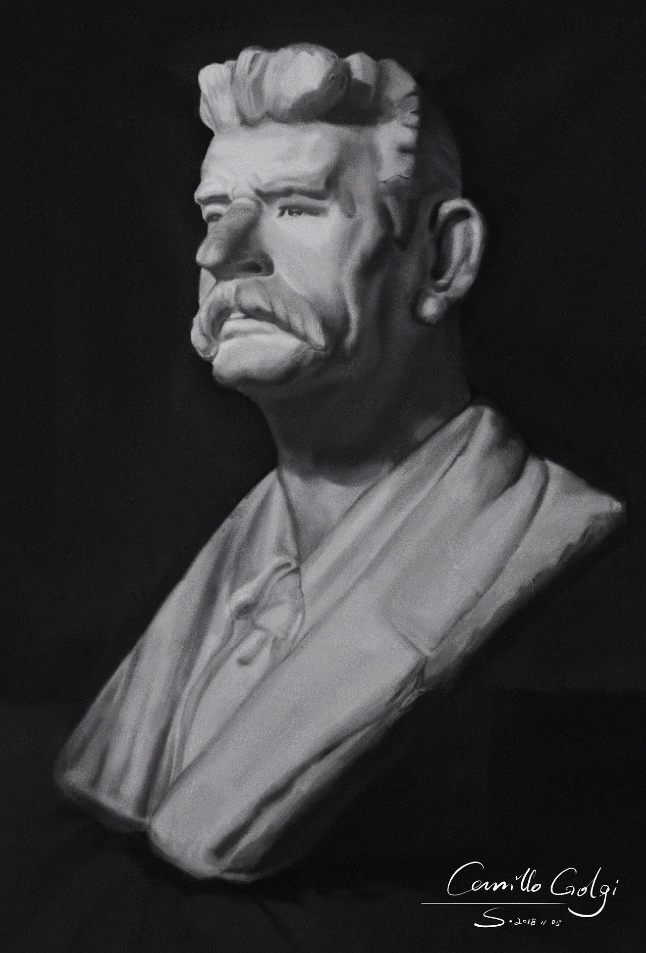 高尔基石膏习涂