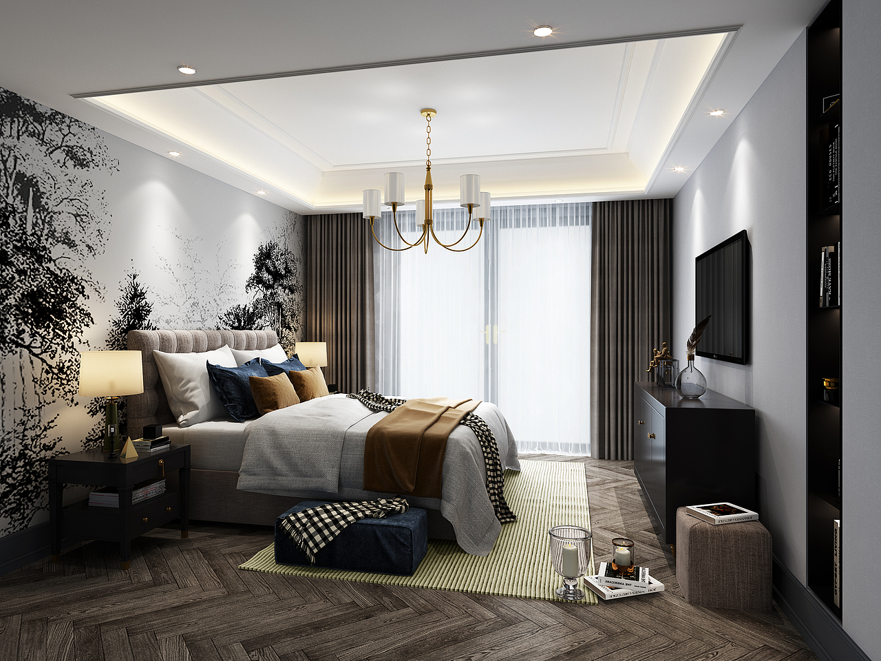 V8全景制作|卧室赏析