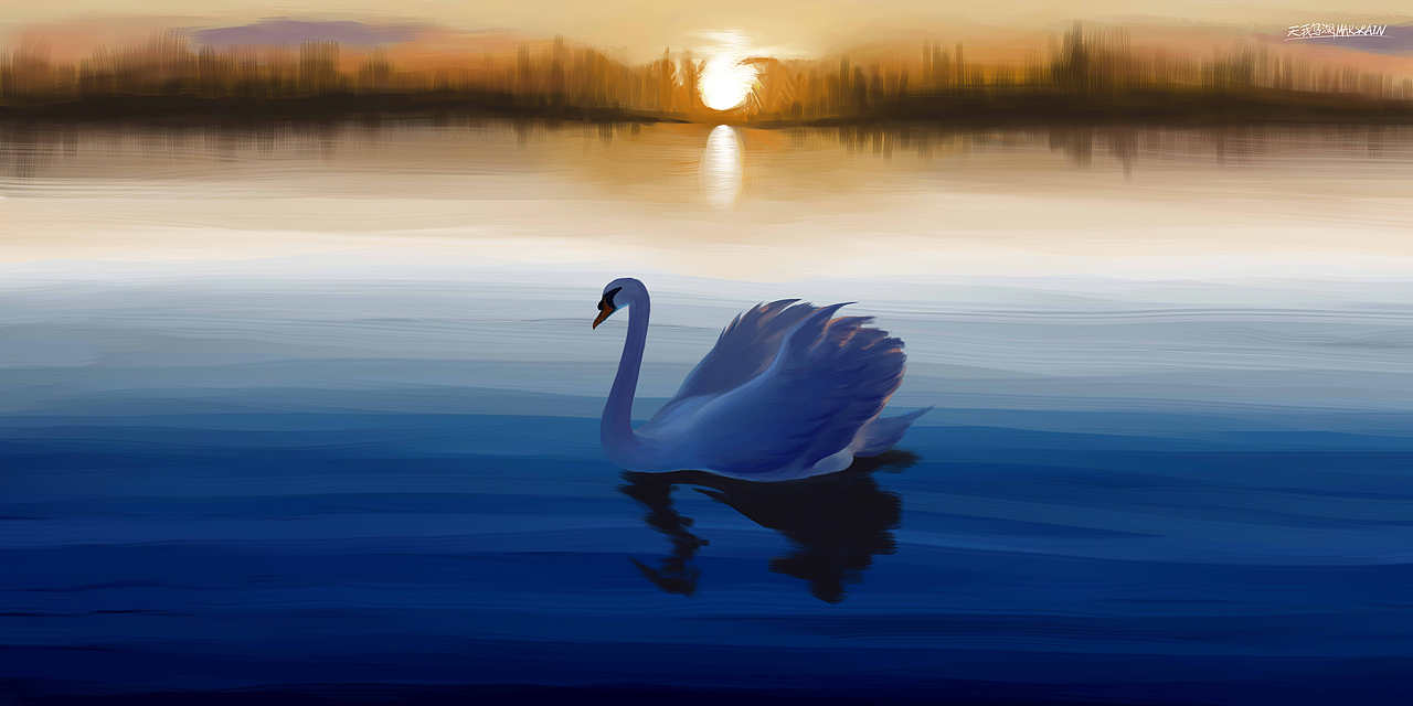 萨摩写实动物人物丙烯狮子水彩猫头鹰山水临摹眼睛合集