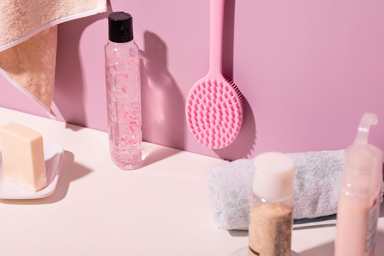 .微懒硅胶洗澡刷