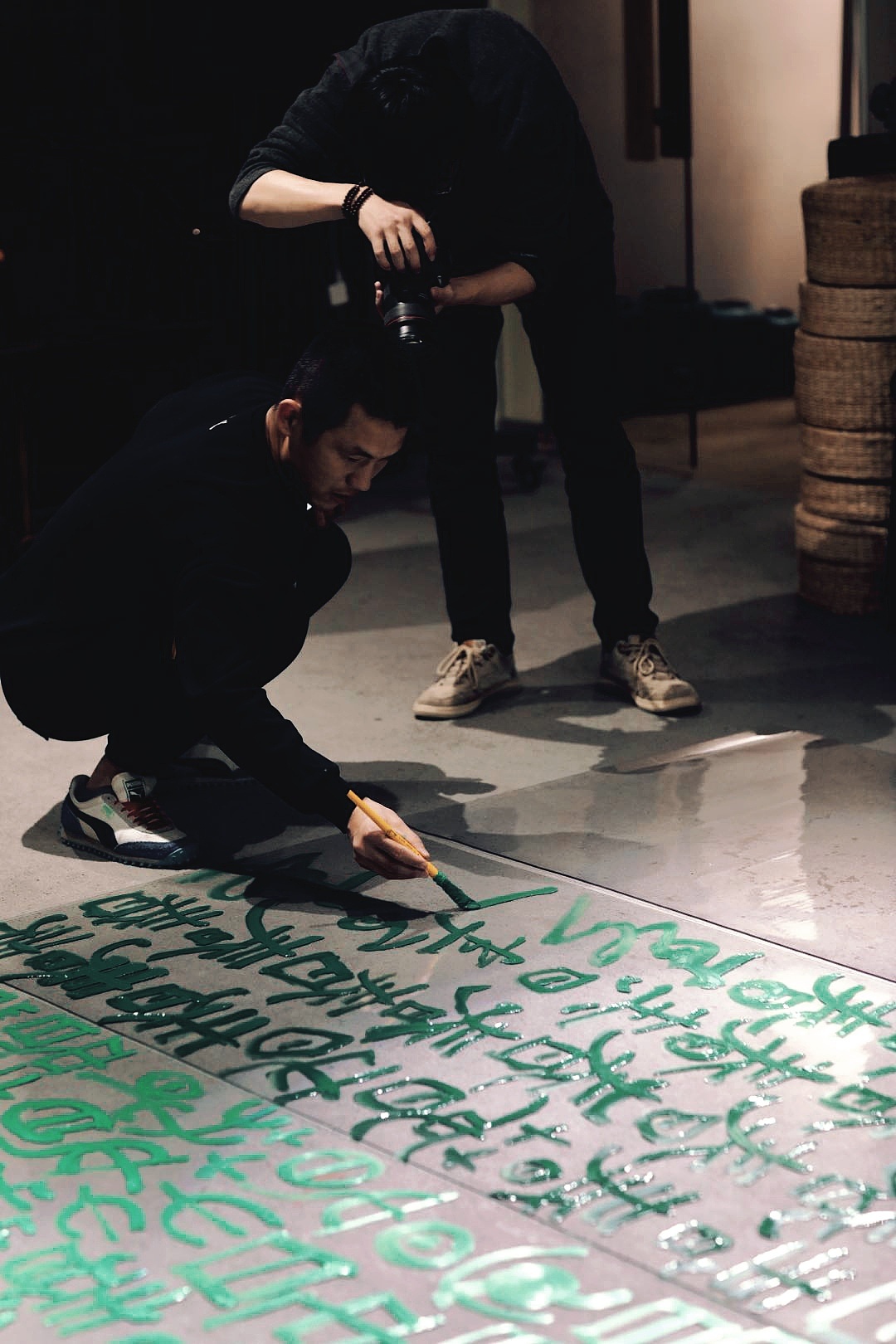 pvc书法装置创作