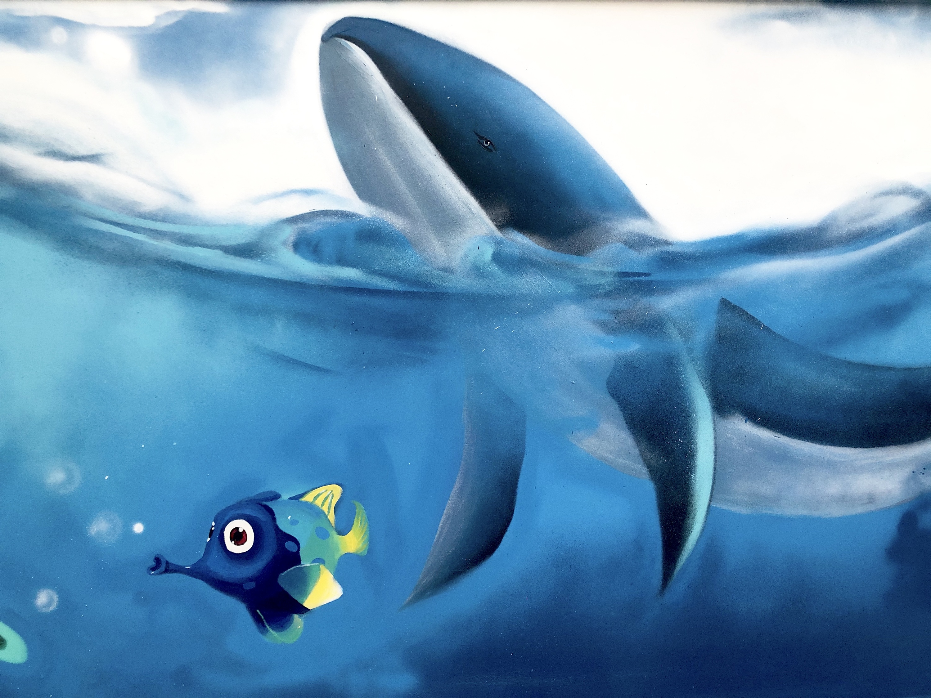 黄江 中央园著公园海底世界涂鸦