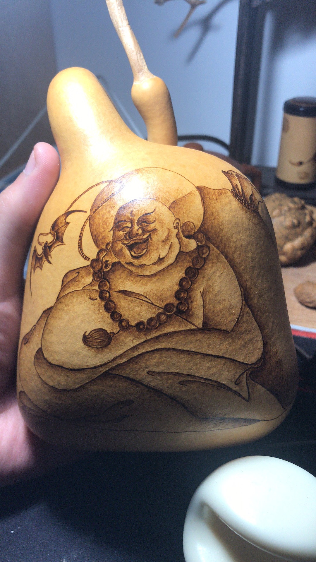 葫芦烫画|手工艺|工艺品设计|熊猫家原创工作室_原创作品-站酷(zcool)