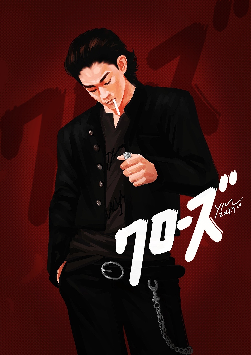 泷谷源治|插画|艺术插画|河边诗人 - 临摹作品 - 站酷 (zcool)