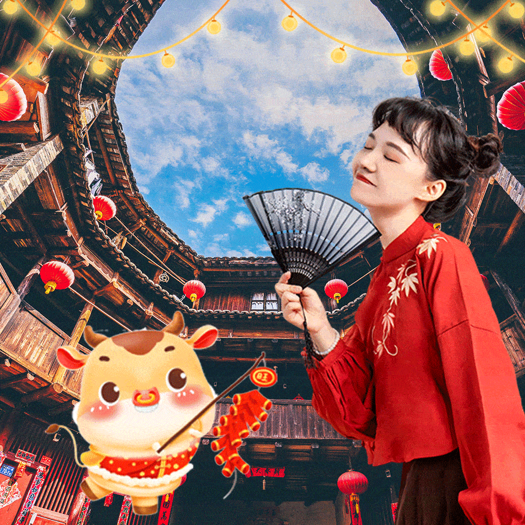 福建土楼海报（图ZMjQwNjIyNjc2） - 海报 - 站酷设计师华木子原创素材 - 站酷ZCOOL