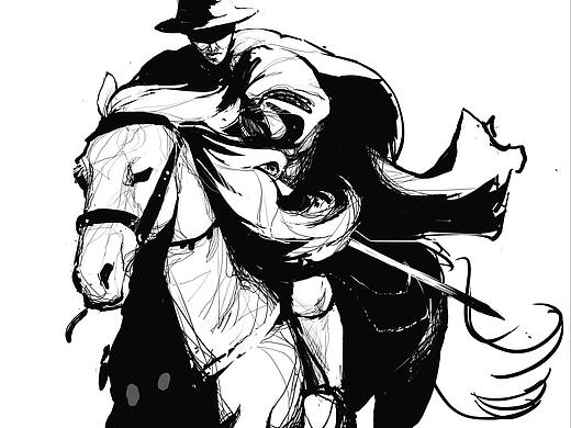 黑白稿练习（个人主页-ZMjg5ODY3NjQ=） - 单幅漫画 - 站酷设计师VK京原创素材 - 站酷ZCOOL