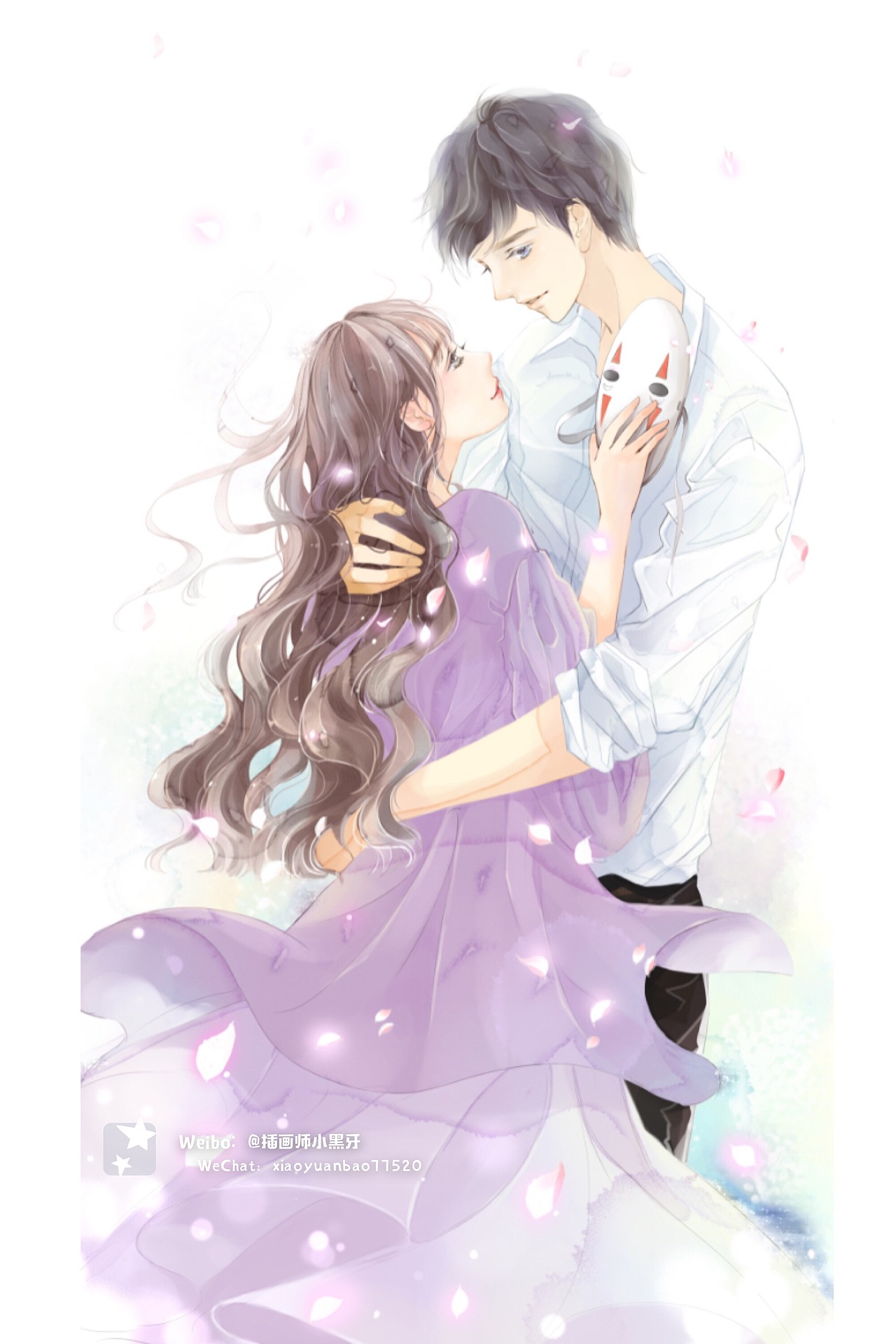 情人节（图ZMTQ0NTQ3MjEy） - 商业插画 - 站酷设计师插画师小黑牙原创素材 - 站酷ZCOOL