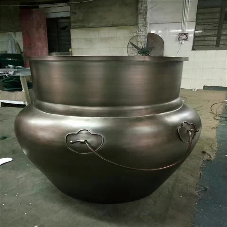 花钵不锈钢雕塑 新创意园林售楼处实用雕塑