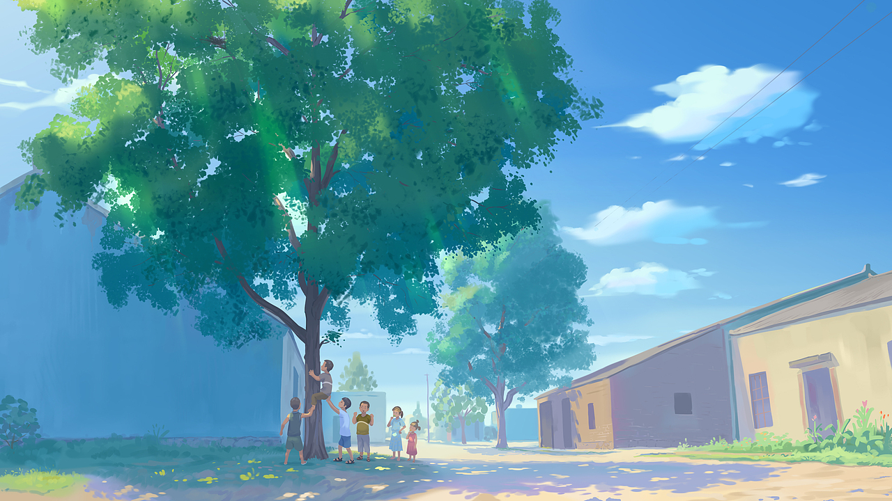 童年回忆 入夏|插画|创作习作|峰籽一 - 原创作品 - 站酷 (zcool)