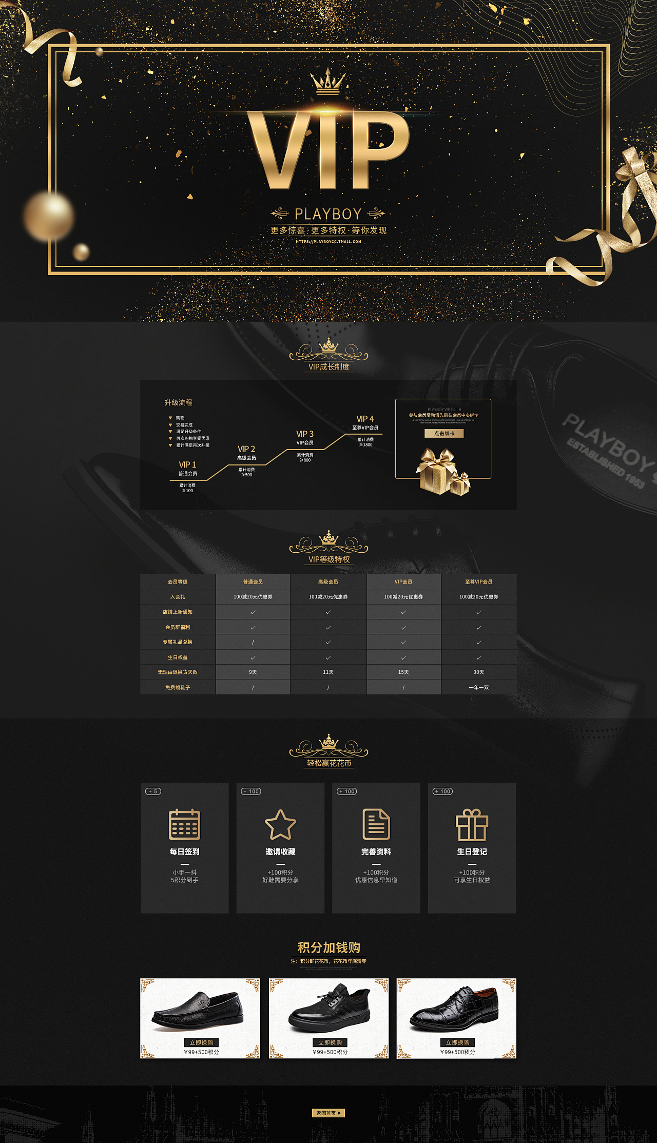 花花公子男鞋-vip会员页 - 原创作品 - 站酷(zcool)