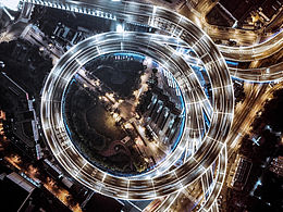 航拍過(guò)的立交橋分享