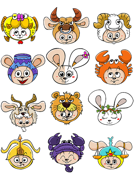 兔匪匪版12星座