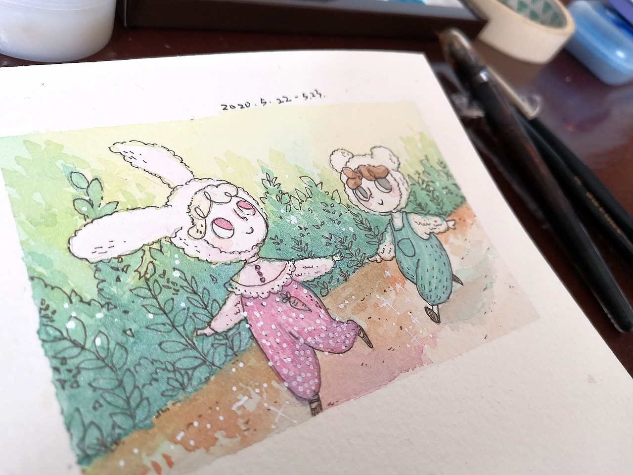 五月第4周 儿童插画练习（图ZMjA4NDU4NzE2） - 儿童插画 - 站酷设计师午南的南瓜田原创素材 - 站酷ZCOOL