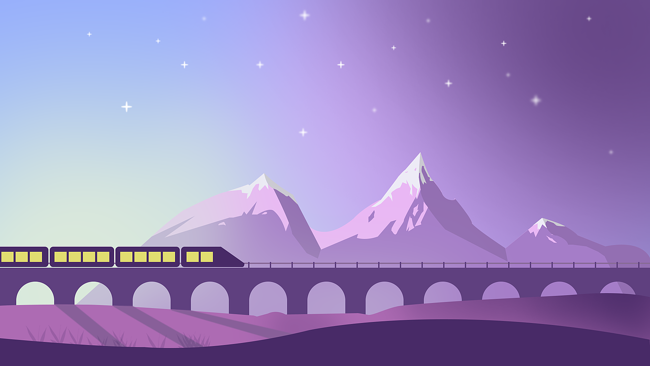 插画1 坐上了火车去拉萨