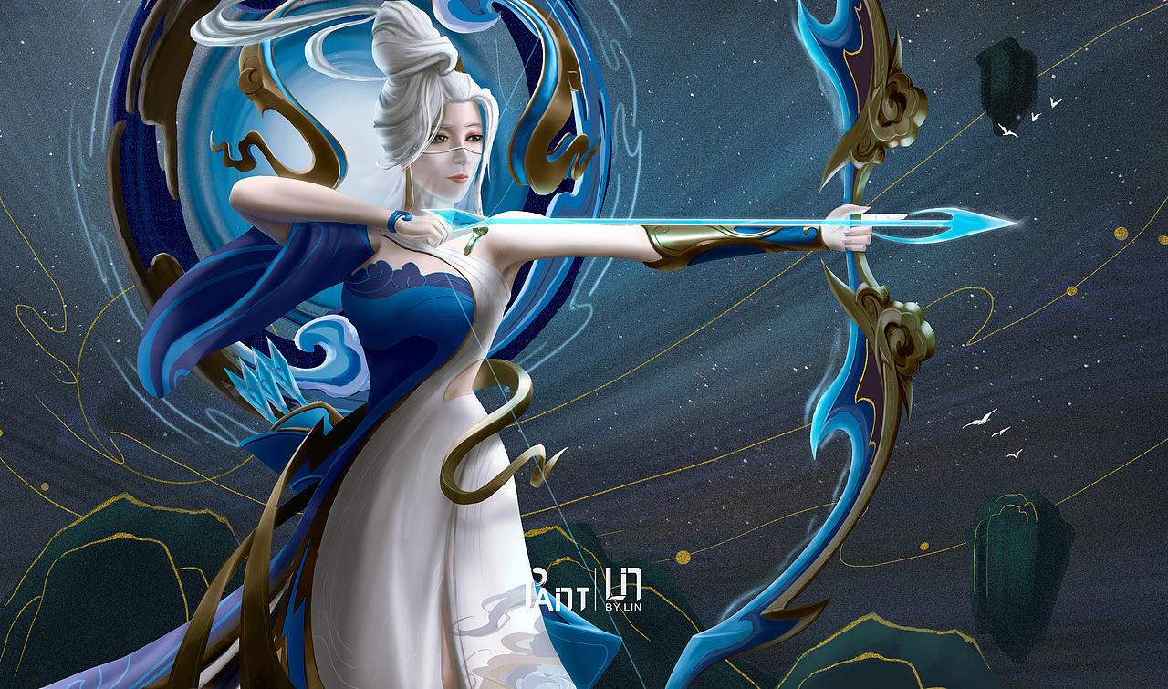 【插画】王者荣耀 五岳山河志 太华·伽罗