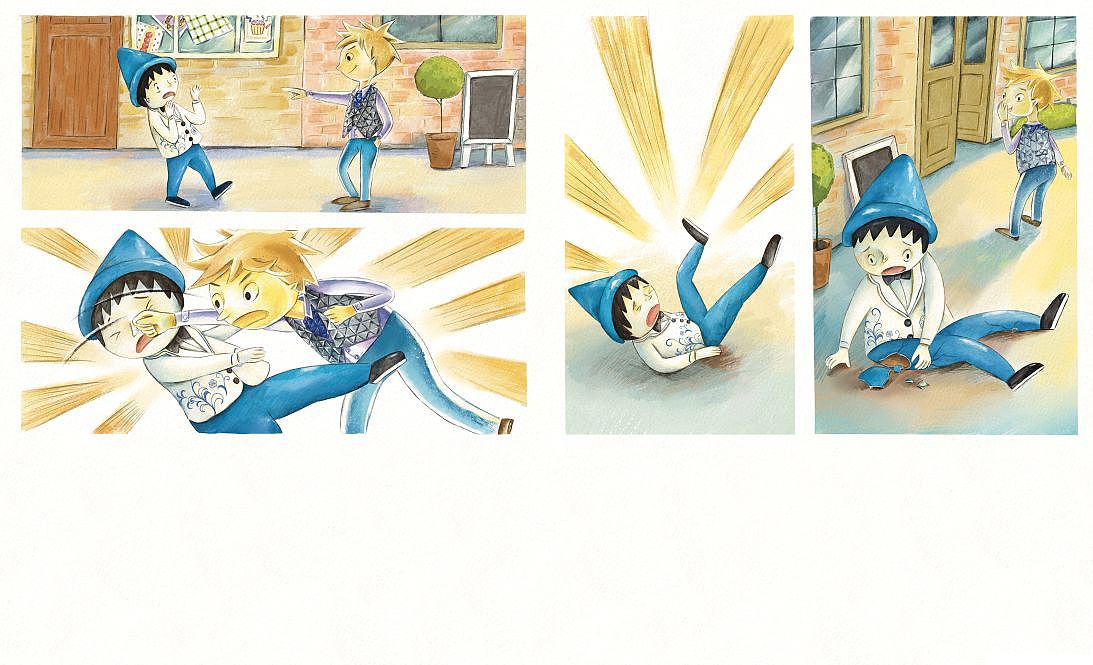 绘制的绘本《我喜欢做我自己》插图（图ZMzUzOTQxODA0） - 儿童插画 - 站酷设计师雨后彩红1986原创素材 - 站酷ZCOOL