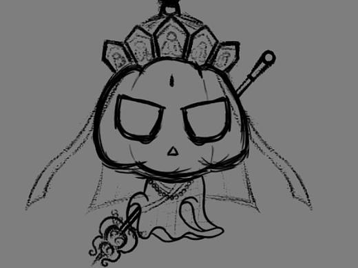 万圣夜南瓜幽灵-小灵cosplay-后续