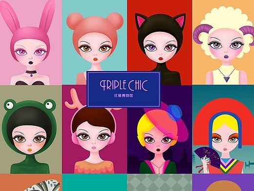 2017年优雅博物馆防晒衣印花设计