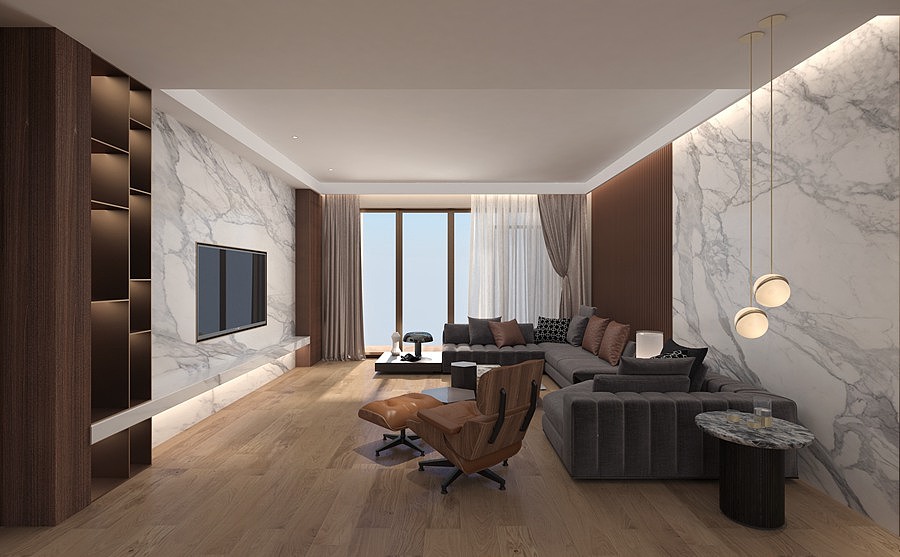 艺科设计|青岛现代别墅设计—年轻的审美和超前的眼光