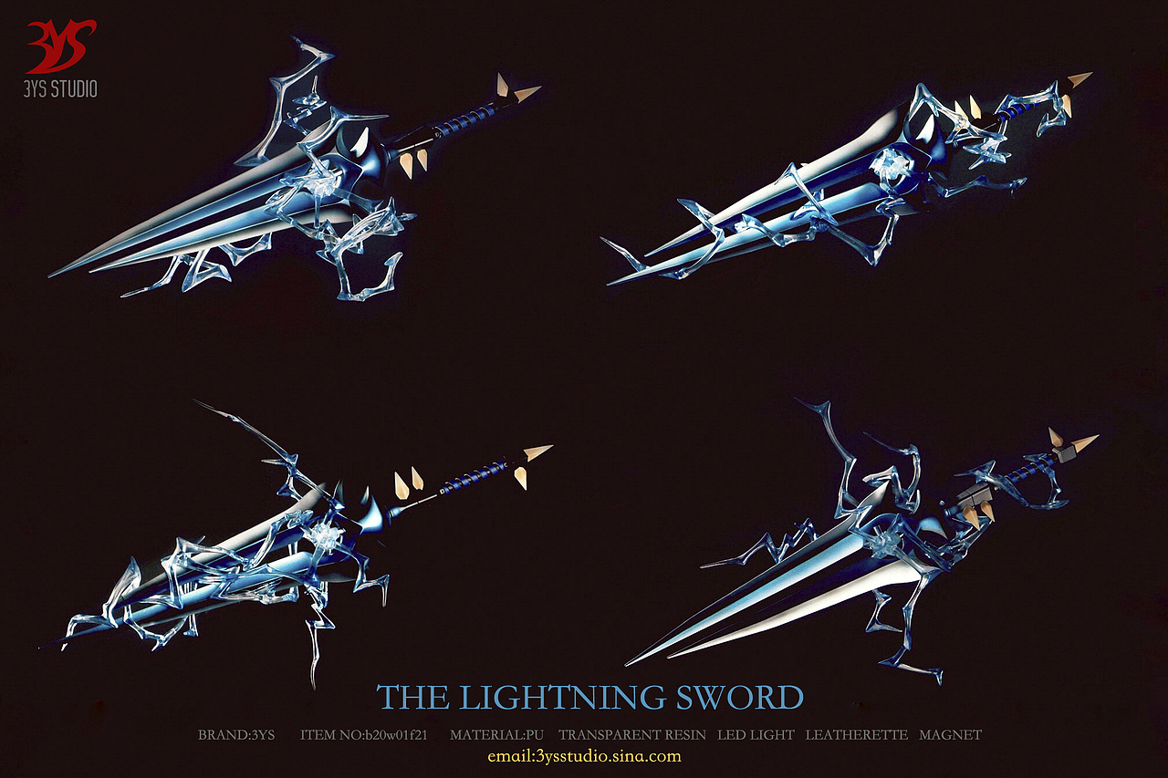 魔兽世界手办 风剑 武器 可亮灯 |工业/产品|玩具|魏来uni - 原创作品