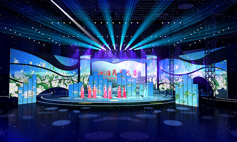 江淮民歌大赛-2-舞美设计（图ZMTE2NzI2Mzc2） - 舞台美术 - 站酷设计师JUYOODESIGN原创素材 - 站酷ZCOOL
