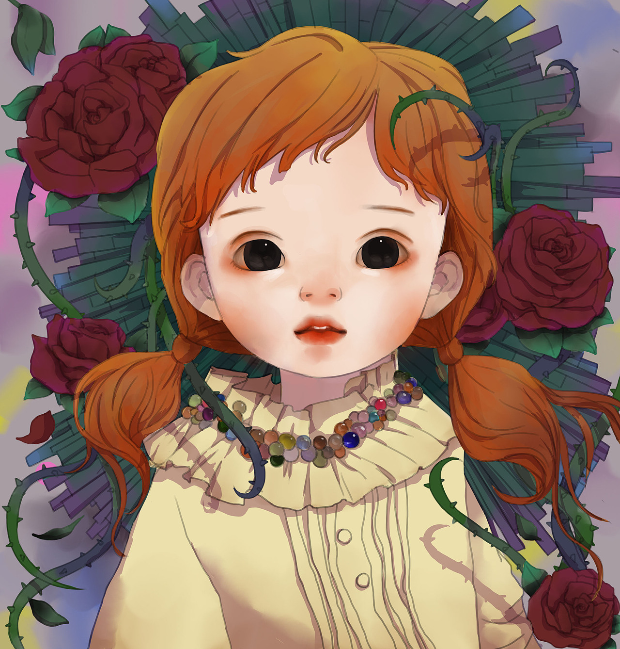 sd娃娃|插画|创作习作|小鱼吃虾米酱_原创作品-站酷zcool