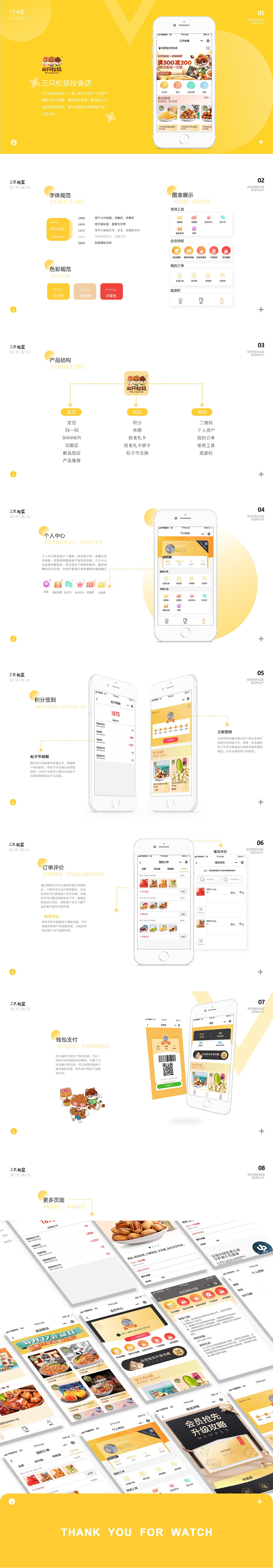 《三只松鼠投食店》小程序界面设计说明（图ZMTkwMjYzODA4） - APP界面 - 站酷设计师汪球球原创素材 - 站酷ZCOOL