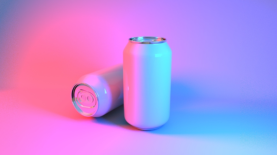 可乐建模-贴图-渲染